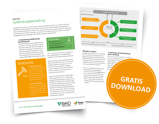 Gratis-Factsheet Gefährdungsbeurteilung