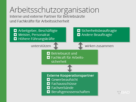 Struktur von Arbeitsschutzorganisationen