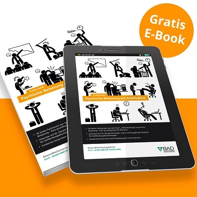 Gratis E-Book "Psychische Belastungen am Arbeitsplatz"