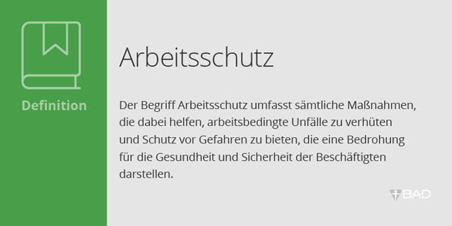 Arbeitsschutz Definition