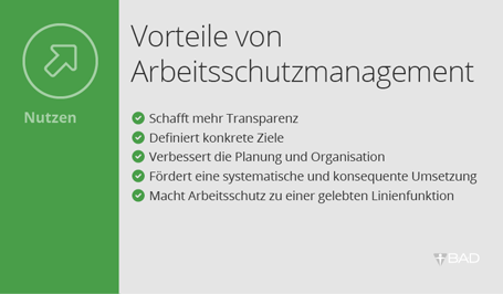 Vorteile von Arbeitsschutzmanagement